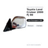 Specchietto Retrovisore Destro Toyota Land Cruiser 2000 Fj 90 – Manuale, Cromato – foto 2