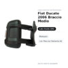 Außenspiegel Links Fiat Ducato 2006 Mittlerer Arm – Manuell, mit Blinker (Variante A) – Bild 2