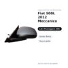 Specchietto Retrovisore Destro Fiat 500L 2012 Meccanico – Sonda Temp., Verniciabile – foto 2