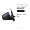 Außenspiegel Links Mercedes Citan W45 2012+ / Renault Kangoo 2012+ – Manuell, Asphärisch, Schwarz – Bild 2
