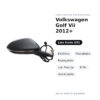 Specchietto Retrovisore Sinistro Volkswagen Golf Vii 2012+ – Elettrico, Riscaldato, Ripiegabile, con Freccia, 8 Pin
