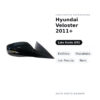 Specchietto Retrovisore Sinistro Hyundai Veloster 2011+ – Elettrico, Riscaldato, con Freccia, Nero – foto 2