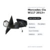 Specchietto Retrovisore Sinistro Mercedes Cla W117 2013+ – Elettrico, Riscaldato, Memoria, Luce Cortesia, Asferico, 18 Pin