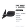 Specchietto Retrovisore Sinistro BMW X3 E83 Ry 11 2008+ – Elettrico, Riscaldato, Ripiegabile, Memoria, Luce Cortesia