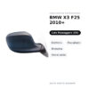 Außenspiegel Rechts BMW X3 F25 2010+ – Elektrisch, Beheizt, Speicher, Lackierbar – Bild 2