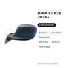 Außenspiegel Links BMW X3 F25 2010+ – Elektrisch, Beheizt, Klappbar, Memory, Asphärisch, Lackierbar – Bild 2