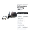 Außenspiegel Rechts Volkswagen Touareg 2007+ – Elektrisch, Beheizt, Klappbar, mit Blinker, Speicher, Innenleuchte, 12-polig