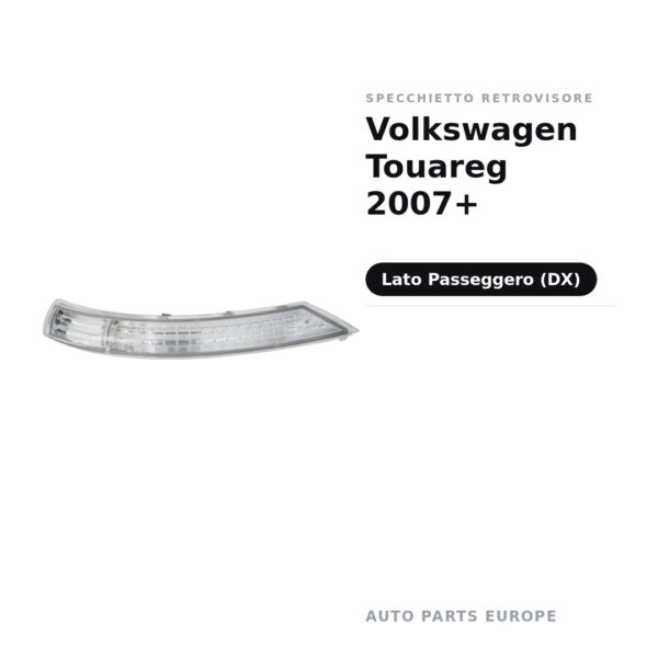 Außenspiegel Rechts Volkswagen Touareg 2007+ – Bild 2