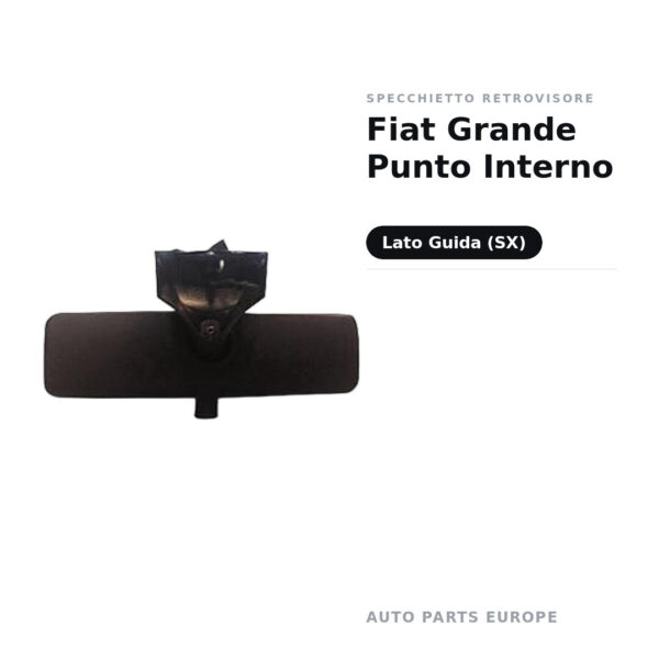 Specchietto Retrovisore Sinistro Fiat Grande Punto Interno – foto 3