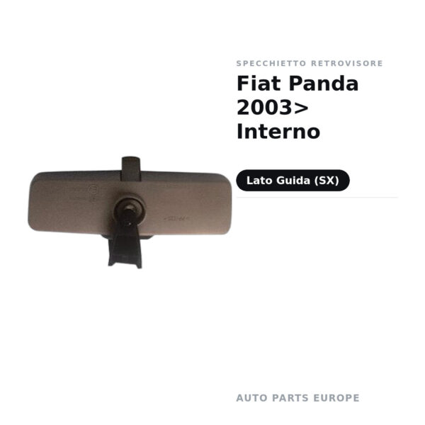 Specchietto Retrovisore Sinistro Fiat Panda 2003> Interno – foto 2
