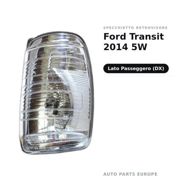 Specchietto Retrovisore Destro Ford Transit 2014 5W – foto 2