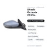 Specchietto Retrovisore Destro Skoda Octavia 2013+ – Elettrico, Riscaldato, Ripiegabile, con Freccia, Luce Cortesia, 11 Pin