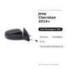 Specchietto Retrovisore Destro Jeep Cherokee 2014+ – Elettrico, Riscaldato, 5 Pin, Verniciabile (Variante B) – foto 2