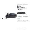 Specchietto Retrovisore Sinistro Jeep Cherokee 2014+ – Elettrico, Riscaldato, 5 Pin, Verniciabile (Variante B) – foto 2