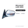Specchietto Retrovisore Destro Mitsubishi L200 2005 – Manuale, Cromato – foto 2