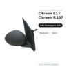 Specchietto Retrovisore Destro Citroen C1 / Citroen P.107 – Manuale, Nero – foto 2
