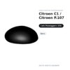 Außenspiegel Rechts Citroen C1 / Citroen P.107 – Schwarz – Bild 2