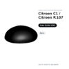 Calotta Specchietto Retrovisore Sinistro Citroen C1 / Citroen P.107 – Nera – foto 2