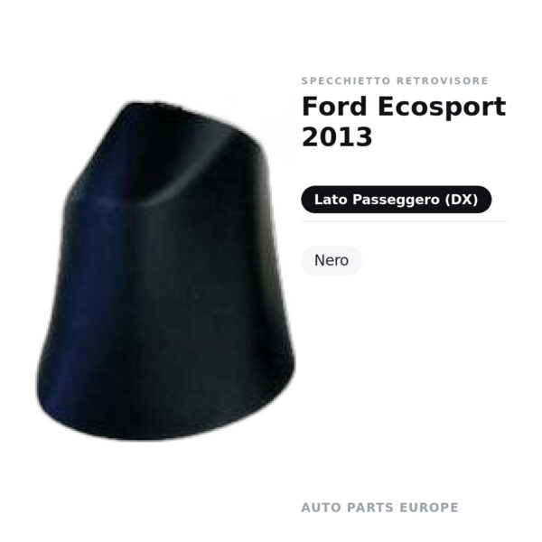 Außenspiegel Rechts Ford Ecosport 2013 – Schwarz – Bild 2