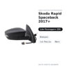 Specchietto Retrovisore Destro Skoda Rapid Spaceback 2017+ – Manuale, con Freccia, Nero – foto 2