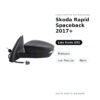 Specchietto Retrovisore Sinistro Skoda Rapid Spaceback 2017+ – Manuale, con Freccia, Nero – foto 2