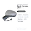 Specchietto Retrovisore Sinistro Ford Mondeo 2014+ – Elettrico, Riscaldato, con Freccia, Asferico, Base Nera, 6 Pin