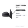 Specchietto Retrovisore Destro Smart Fortwo 2014+ – Manuale, Sonda Temp., 2 Pin, Nero – foto 2