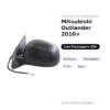 Außenspiegel Rechts Mitsubishi Outlander 2010+ – Elektrisch, Beheizt, 5-polig, Schwarz – Bild 2