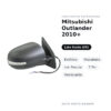 Specchietto Retrovisore Sinistro Mitsubishi Outlander 2010+ – Elettrico, Riscaldato, con Freccia, 7 Pin, Verniciabile – foto