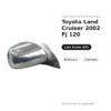 Specchietto Retrovisore Sinistro Toyota Land Cruiser 2002 Fj 120 – Manuale, Cromato – foto 2