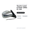Specchietto Retrovisore Sinistro Toyota Land Cruiser 2002 Fj 120 – Elettrico, Ripiegabile, Cromato – foto 2