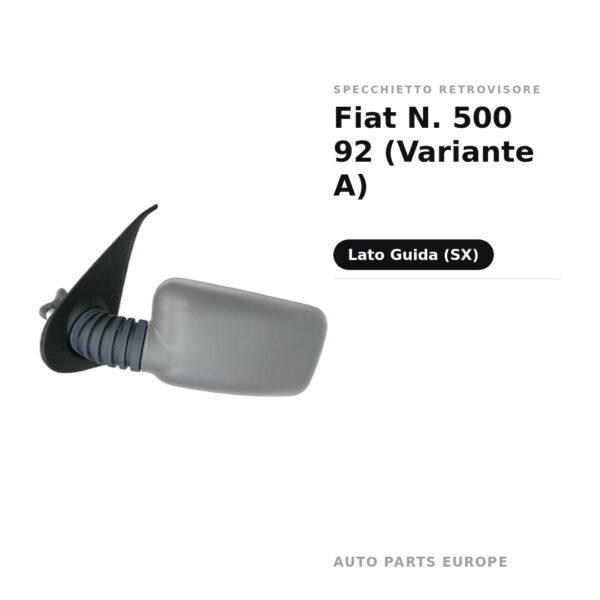 Außenspiegel Links Fiat N. 500 92 (Variante A) – Bild 2
