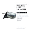 Außenspiegel Rechts Mitsubishi L200 2013>2015 – Elektrisch, Klappbar, mit Blinker, Verchromt – Bild 2