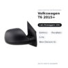 Specchietto Retrovisore Destro Volkswagen T6 2015+ – Elettrico, Riscaldato, 5 Pin, Nero (Variante A) – foto 2