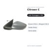Außenspiegel Rechts Citroen C-Elysee 2012+ / Peugeot 301 2012+ – Manuell, Temperatursensor, Lackierbar – Bild 2