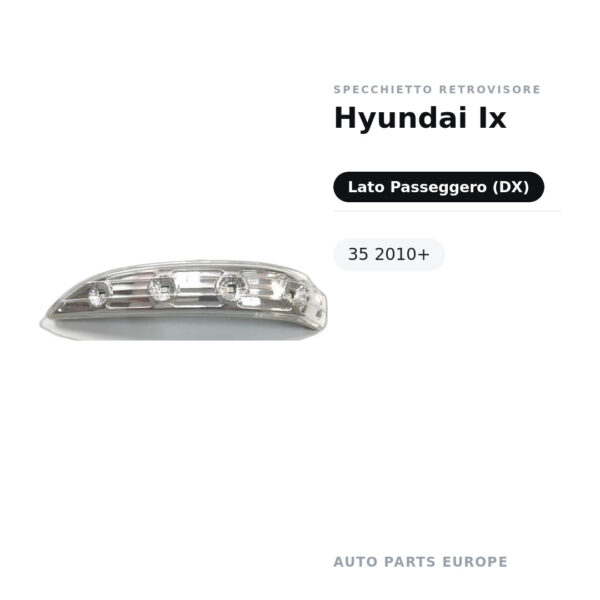 Specchietto Retrovisore Destro Hyundai Ix-35 2010+ – foto 2