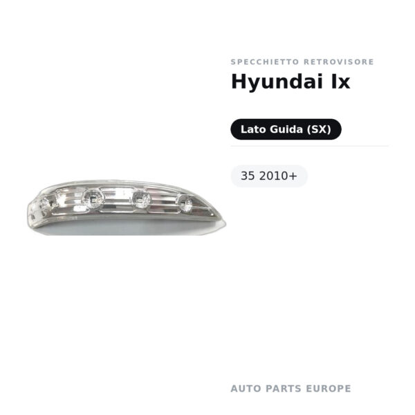 Specchietto Retrovisore Sinistro Hyundai Ix-35 2010+ – foto 2