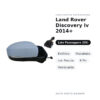 Specchietto Retrovisore Destro Land Rover Discovery Iv 2014+ – Elettrico, Riscaldato, con Freccia, 6 Pin, Verniciabile