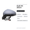 Specchietto Retrovisore Sinistro Audi A4 2015+ – Elettrico, Riscaldato, con Freccia, Asferico, 8 Pin, Verniciabile (Variante