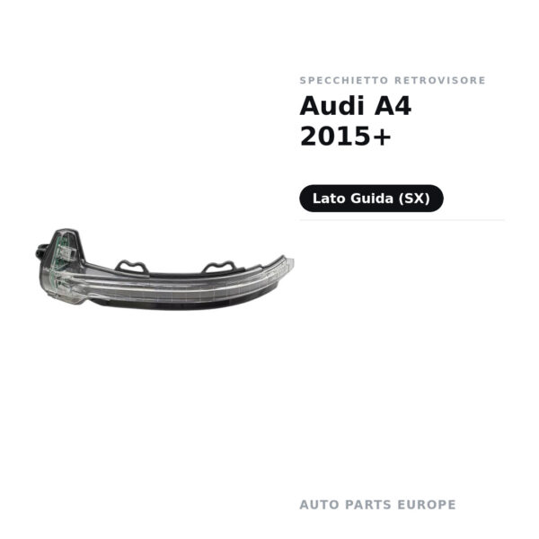 Specchietto Retrovisore Sinistro Audi A4 2015+ – foto 2