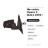 Außenspiegel Links Mercedes Klasse S W221 2009+ – Elektrisch, Beheizt, Klappbar, Memory, Fahrtlicht, Asphärisch – Bild 2