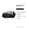 Specchietto Retrovisore Sinistro Toyota Hi-Lux 2016+ – Elettrico, Ripiegabile, con Freccia, 7 Pin, Cromato – foto 2