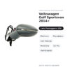 Außenspiegel Rechts Volkswagen Golf Sportsvan 2014+ – Elektrisch, Beheizt, mit Blinker, Speicher, 12 Pin, Lackierbar – Bild 2
