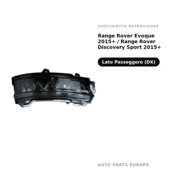 Außenspiegel Rechts Range Rover Evoque 2015+ / Range Rover Discovery Sport 2015+ (Variante A) – Bild 2