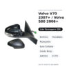 Specchietto Retrovisore Destro Volvo V70 2007+ / Volvo S80 2006+ – Elettrico, Riscaldato, Ripiegabile, Luce Cortesia, Sonda