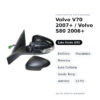 Specchietto Retrovisore Sinistro Volvo V70 2007+ / Volvo S80 2006+ – Elettrico, Riscaldato, Memoria, Luce Cortesia, Sonda