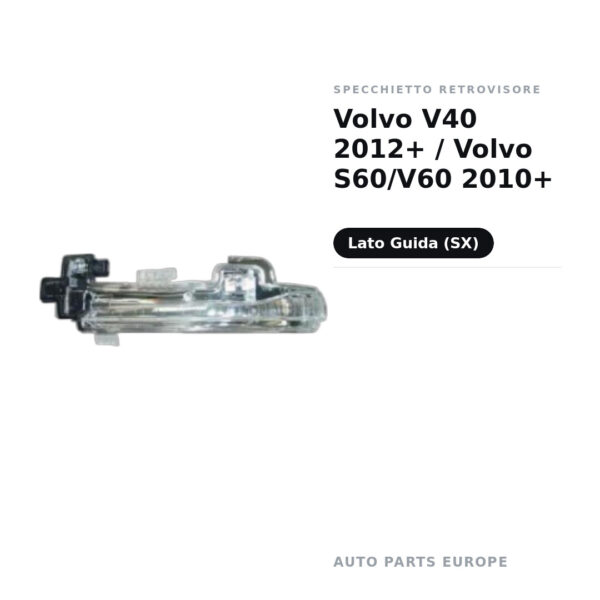 Außenspiegel Links Volvo V40 2012+ / Volvo S60/V60 2010+ – Bild 2
