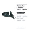 Specchietto Retrovisore Sinistro Mercedes Classe E W213 2016+ – Elettrico, Riscaldato, Luce Cortesia, Asferico, 8 Pin – foto