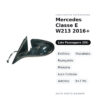 Außenspiegel Rechts Mercedes Klasse E W213 2016+ – Elektrisch, Beheizt, Klappbar, Memory, Umfeldleuchte, Asphärisch, 9+7 Pin
