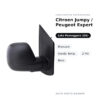 Specchietto Retrovisore Destro Citroen Jumpy / Peugeot Expert – Manuale, Sonda Temp., 2 Pin, Nero – foto 2